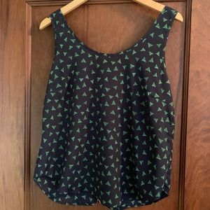 Multi colored dressy tank top